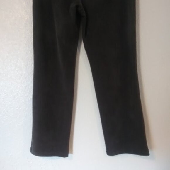 Quacker Factory by Jeanne Bice women's size M gray corduroy straight leg pants - Picture 6 of 15